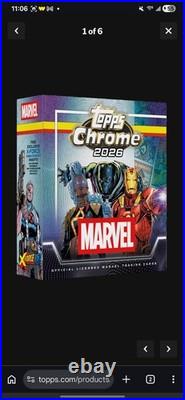 2026 Topps Marvel Chrome Mega Box Pre-sale Release Date On July 1 2026