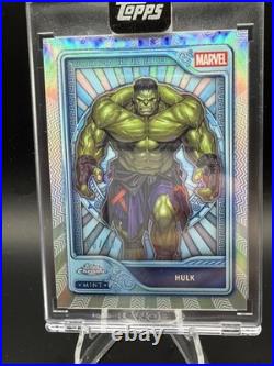 2026 Topps Marvel Mint Hulk Platinum /25 Encased