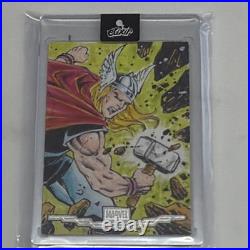 2026 Topps Marvel Sketch Trading Card THOR Autographed by Rodel Martin