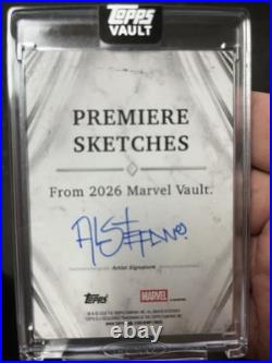 2026 Topps marvel Vault Sketch Daredevil By Al Stafano