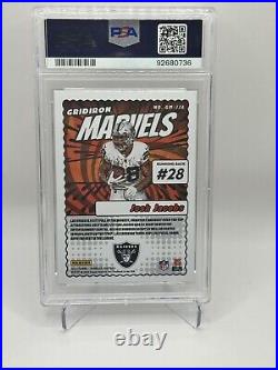 23 Donruss Josh Jacobs Gridiron Marvels PSA 9 Raiders Packers Hobby Exclusive