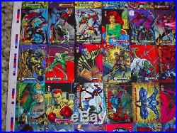 2 Full Uncut Sheets Marvel AMAZING SPIDER-MAN 1994 Trading Cards 29420 & 29421