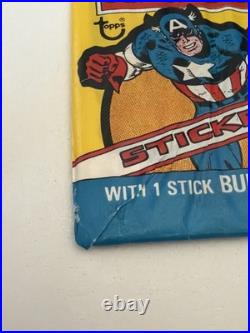 3 Packs 1976 Topps Marvel Super Heros Spiderman & Hulk and Capt America See Pics