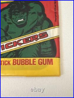 3 Packs 1976 Topps Marvel Super Heros Spiderman & Hulk and Capt America See Pics