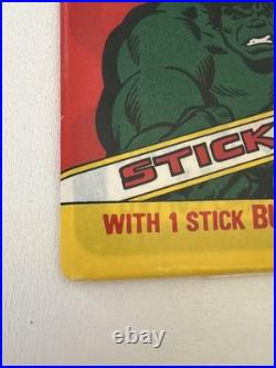 3 Packs 1976 Topps Marvel Super Heros Spiderman & Hulk and Capt America See Pics