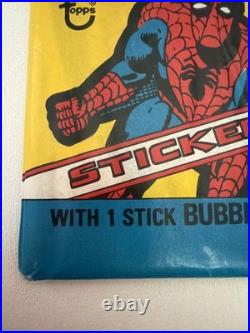 3 Packs 1976 Topps Marvel Super Heros Spiderman & Hulk and Capt America See Pics