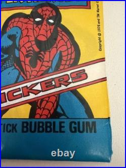 3 Packs 1976 Topps Marvel Super Heros Spiderman & Hulk and Capt America See Pics