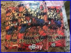 3 SEALED BOXES of 1994 Fleer Marvel Spider-Man 1st Edition Trading Cards CLEAN