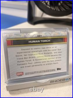 #51 Human Torch (color Match!) Orange Refractor /25 2026 Topps Chrome Marvel
