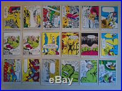 (54) 1966 Donruss Marvel Super Heroes Vintage Starter Set Lot Cards Spiderman