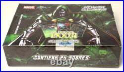 5 BOXES 2026 BOX MARVEL DOCTOR DOOM Collectoons Cards 24 Sealed Packs Peru