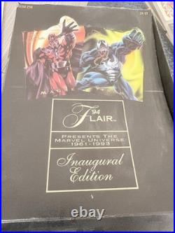 94 FLAIR MARVEL INAUGURAL EDITION SET of 11 Packs Fleer X-men Surfer Comics