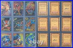 95 Fleer Ultra Spider-Man Gold Signature Series MASTER SET ALL Subsets+Binder