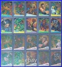 95 Fleer Ultra Spider-Man Gold Signature Series MASTER SET ALL Subsets+Binder