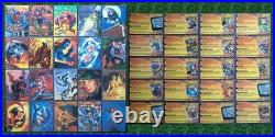 95 Fleer Ultra Spider-Man Gold Signature Series MASTER SET ALL Subsets+Binder