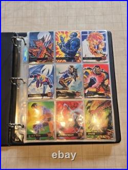 95 Fleer Ultra X-MEN Master Set All 179 Cards On Checklist + Ultraprints/Binder