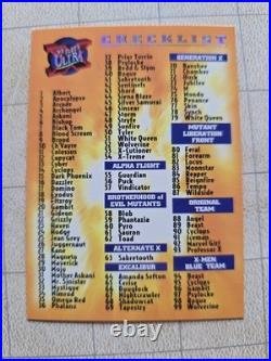 95 Fleer Ultra X-MEN Master Set All 179 Cards On Checklist + Ultraprints/Binder