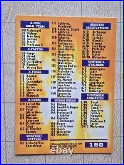 95 Fleer Ultra X-MEN Master Set All 179 Cards On Checklist + Ultraprints/Binder