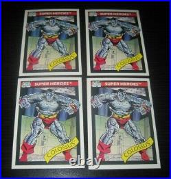 (9) 1990 Impel Marvel Universe Comics Trading Card Rookie Series 1 Colossus #36