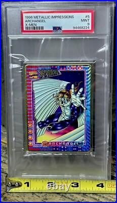 ARCHANGEL PSA GRADED POP 2? 1996 Marvel Metallic Impressions X-Men THICK SLAB
