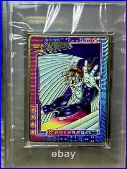 ARCHANGEL PSA GRADED POP 2? 1996 Marvel Metallic Impressions X-Men THICK SLAB