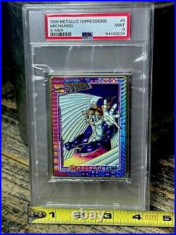 ARCHANGEL PSA GRADED POP 2? 1996 Marvel Metallic Impressions X-Men THICK SLAB