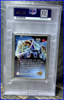 ARCHANGEL PSA GRADED POP 2? 1996 Marvel Metallic Impressions X-Men THICK SLAB