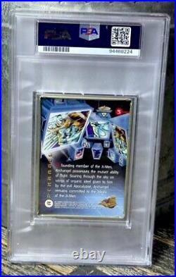 ARCHANGEL PSA GRADED POP 2? 1996 Marvel Metallic Impressions X-Men THICK SLAB
