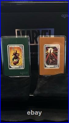Agoro Marvel Limited Edition Silver Spider-Man & Iron Man Trading Cards