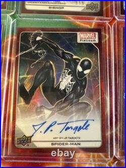 All 9 Marvel Autographed 2023 Upper Deck Marvel Platinum Artist Auto Spider-Man