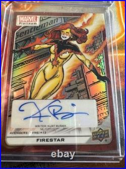 All 9 Marvel Autographed 2023 Upper Deck Marvel Platinum Artist Auto Spider-Man
