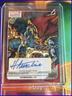 All 9 Marvel Autographed 2023 Upper Deck Marvel Platinum Artist Auto Spider-Man