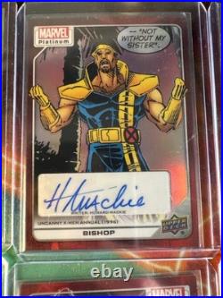 All 9 Marvel Autographed 2023 Upper Deck Marvel Platinum Artist Auto Spider-Man