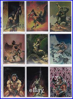All Five Conan Card sets Conan 1, 2, 3, Marvel Years Chromium & Hyborian Age