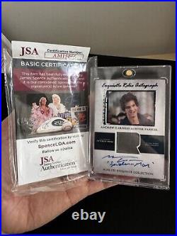 Andrew Garfield signed Spider-Man Custom Marvel Card Peter Parker Auto Relic JSA