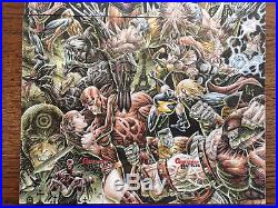 Anthony Tan Marvel Greatest Battles 4 x AP 2 panel sketch artist proof 6.5 x 11