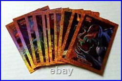 BRONZE HOLOFOIL Chase Set (10) Cards 1994 Marvel Masterpieces Walmart packs