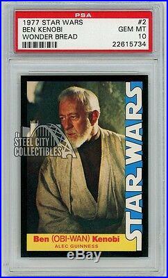 Ben (Obi-Wan) Kenobi 1977 Star Wars Wonder Bread Card PSA 10 Gem Mint