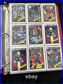 Binder Of Marvel Trading Cards 1991-1992. 648 Cards Total