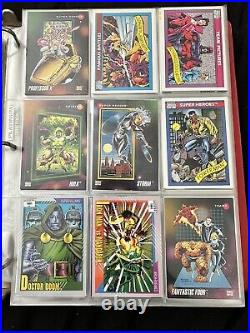 Binder Of Marvel Trading Cards 1991-1992. 648 Cards Total