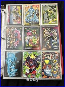 Binder Of Marvel Trading Cards 1991-1992. 648 Cards Total