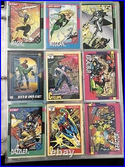 Binder Of Marvel Trading Cards 1991-1992. 648 Cards Total