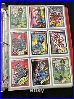 Binder Of Marvel Trading Cards 1991-1992. 648 Cards Total