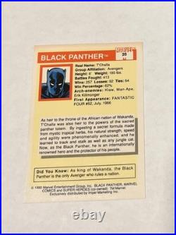 Black Panther 1990 Impel Marvel Universe #20