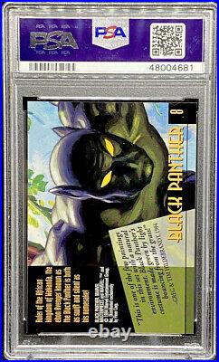 Black Panther 1994 Marvel Masterpieces #8 Gem Mint Psa 10