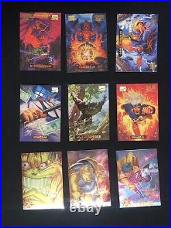 Black Panther Signature X-Men Marvel Trading Card Lot
