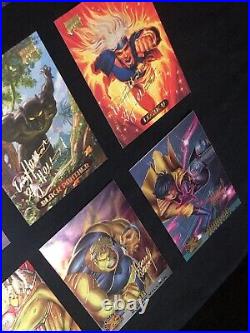 Black Panther Signature X-Men Marvel Trading Card Lot