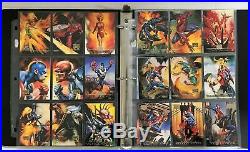 Boris & Julie Marvel Masterpieces Fleer Skybox 1996 Complete 100 Card Base Set