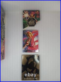 Box Fresh & Tested 4 Sealed Packs 1995 Marvel Flair Annual Trading Cards Mint
