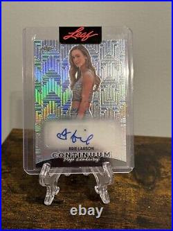 Brie Larson Continuum Pop Century /25 Autograph Card. Hot Sale